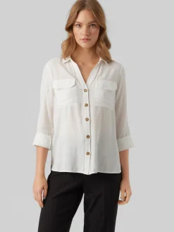Damen Vero Moda VMBUMPY L/S SHIRT NEW Bluse