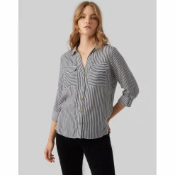 Damen Vero Moda VMBUMPY L/S SHIRT NEW Bluse