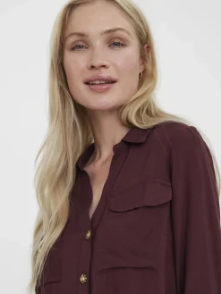 Damen Vero Moda VMBUMPY L/S SHIRT NEW Bluse