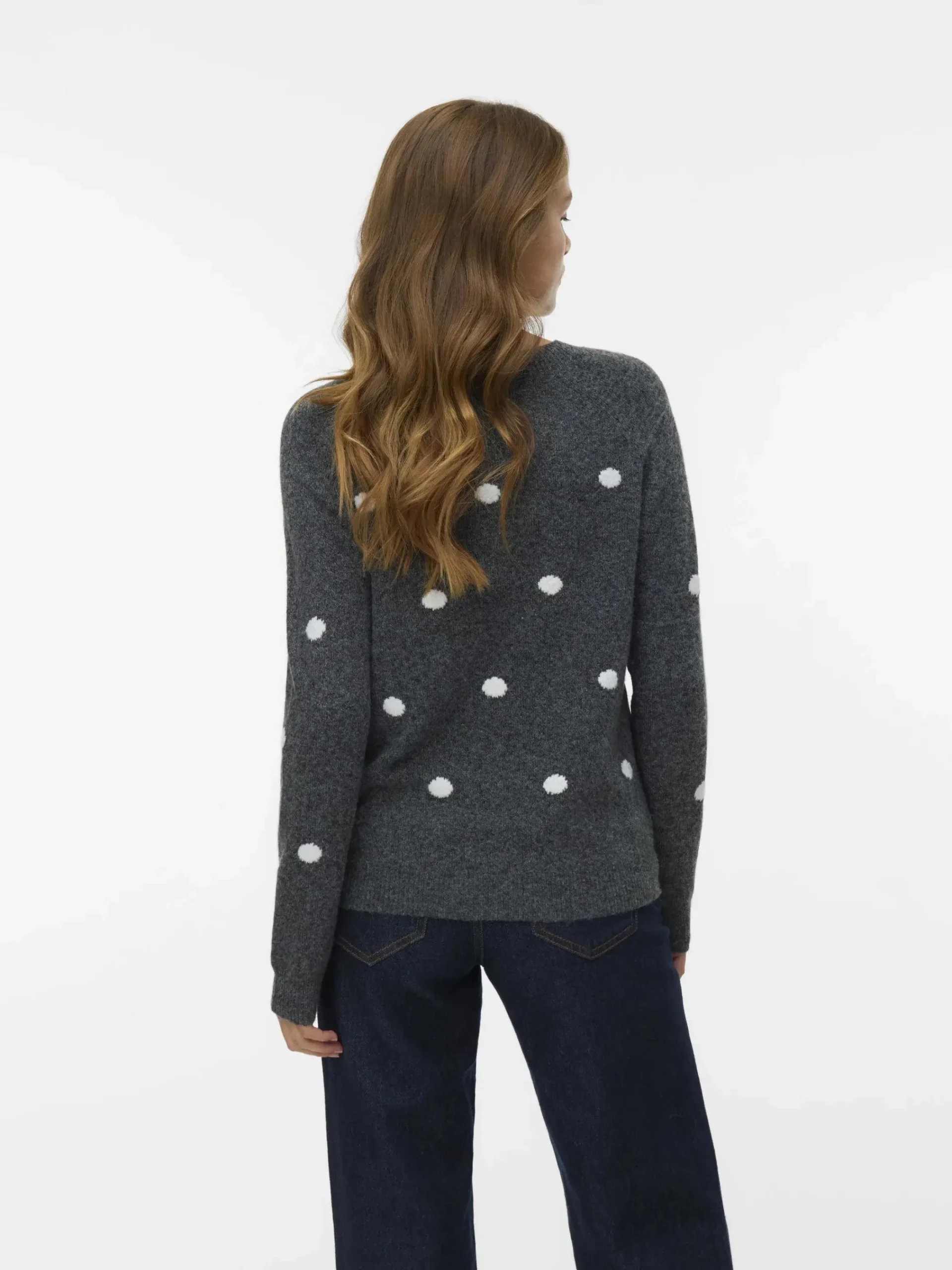 Damen Vero Moda VMDOFFY INTARSIA LS O Pullover