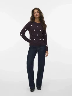 Damen Vero Moda VMDOFFY INTARSIA LS O Pullover