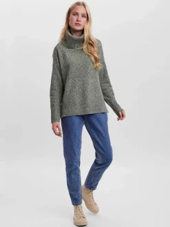 Damen Vero Moda VMDOFFY LS COWLNECK B Pullover