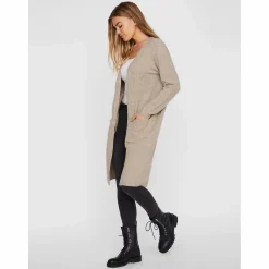 Damen Vero Moda VMDOFFY LS LONG OPEN Longcardigan