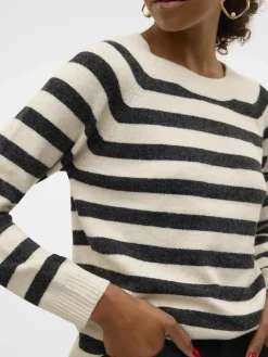 Damen Vero Moda VMDOFFY LS O-NECK BLO Pullover