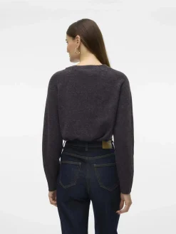 Damen Vero Moda VMDOFFY LS O-NECK BLO Pullover