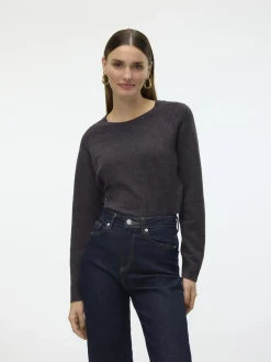 Damen Vero Moda VMDOFFY LS O-NECK BLO Pullover