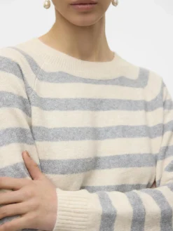 Damen Vero Moda VMDOFFY LS O-NECK BLO Pullover