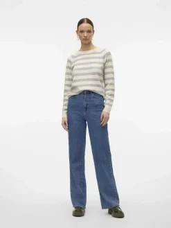 Damen Vero Moda VMDOFFY LS O-NECK BLO Pullover