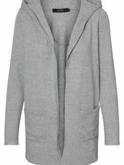 Damen Vero Moda VMDOFFY LS OPEN HOOD Longcardigan