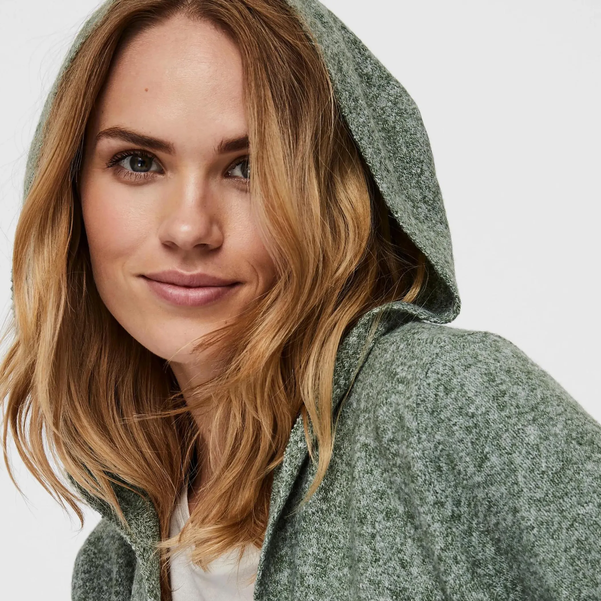 Damen Vero Moda VMDOFFY LS OPEN HOOD Longcardigan