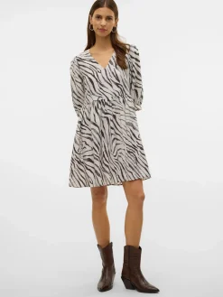 Damen Vero Moda VMDORA DESY 3/4 V-N S Kleid