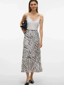 Damen Vero Moda VMDORA DESY MW ANKLE Midirock