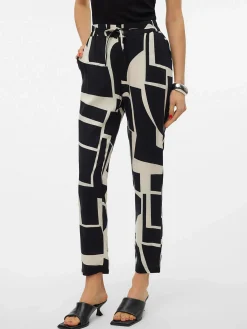 Damen Vero Moda VMEASY JOY NW LOOSE P Freizeithose