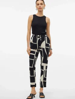 Damen Vero Moda VMEASY JOY NW LOOSE P Freizeithose