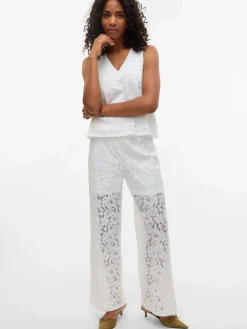 Damen Vero Moda VMHONEY LACE NW LOOSE Hose