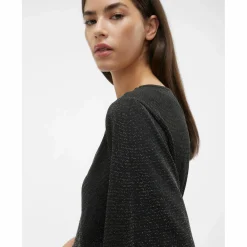 Damen Vero Moda VMKANVA 2/4 TOP JRS Glitzershirt