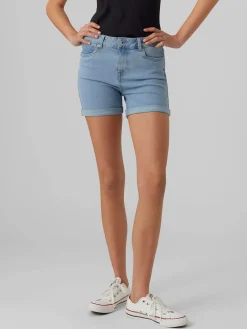 Damen Vero Moda VMLUNA MR FOLD SHORTS