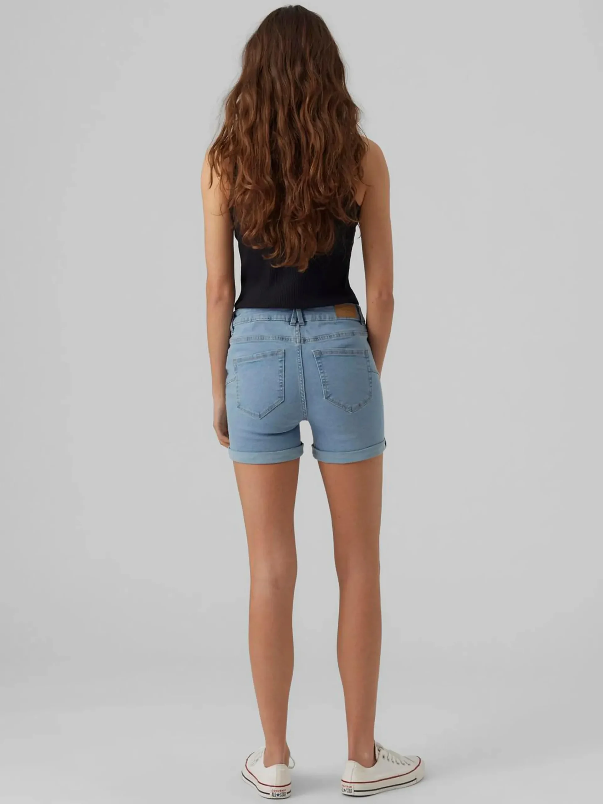 Damen Vero Moda VMLUNA MR FOLD SHORTS