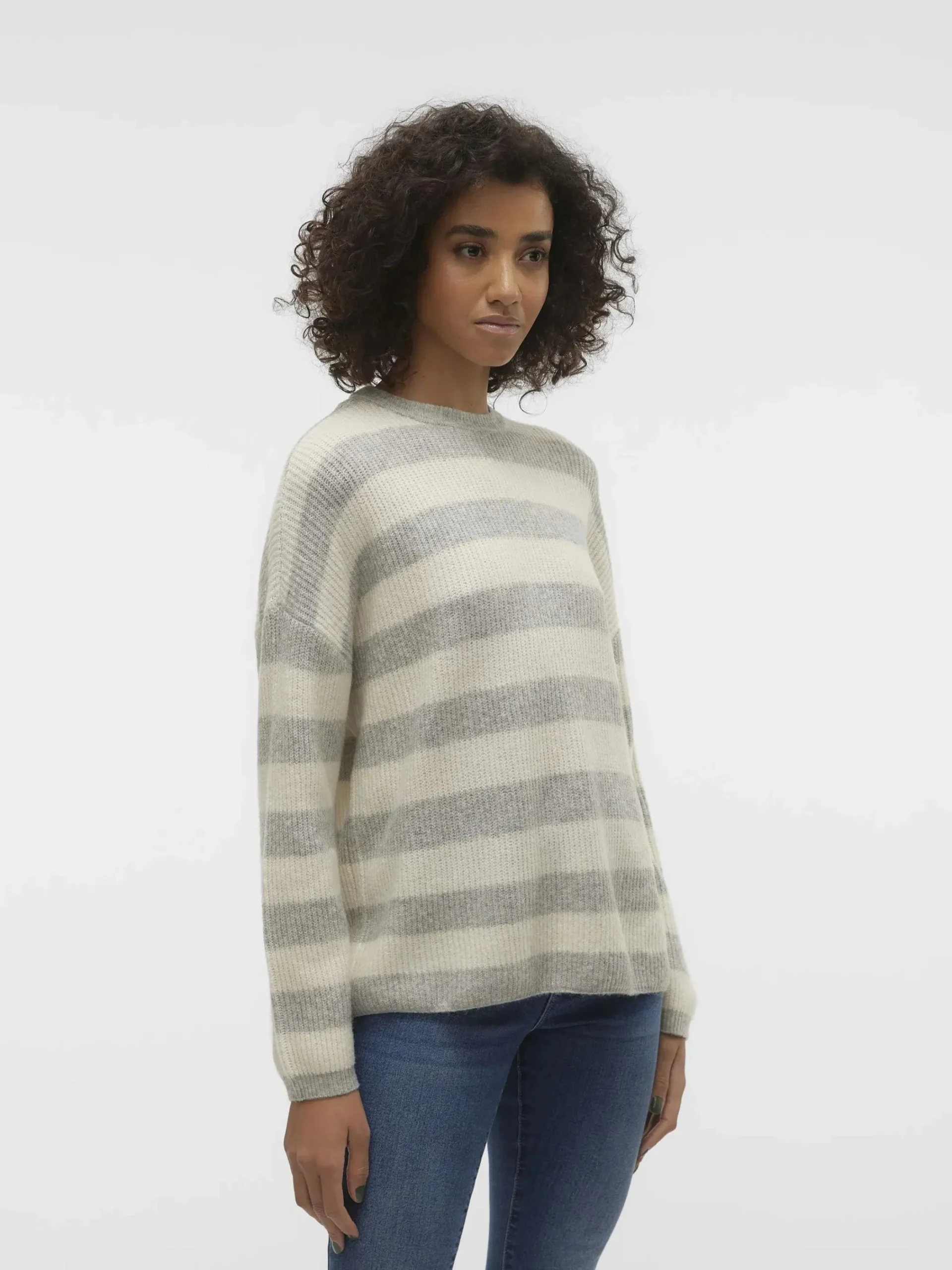 Damen Vero Moda VMNATAHLIE LS O-NECK Strickpullover