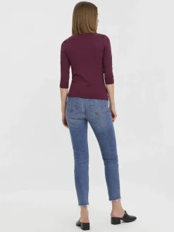 Damen Vero Moda VMPANDA MODAL 3/4 TOP Shirt