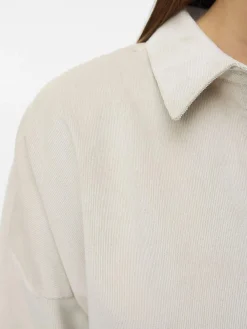 Damen Vero Moda VMSANNE COURDEROY LS Cordhemd