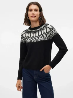 Damen Vero Moda VMSIMONE LS NORDIC Pullover