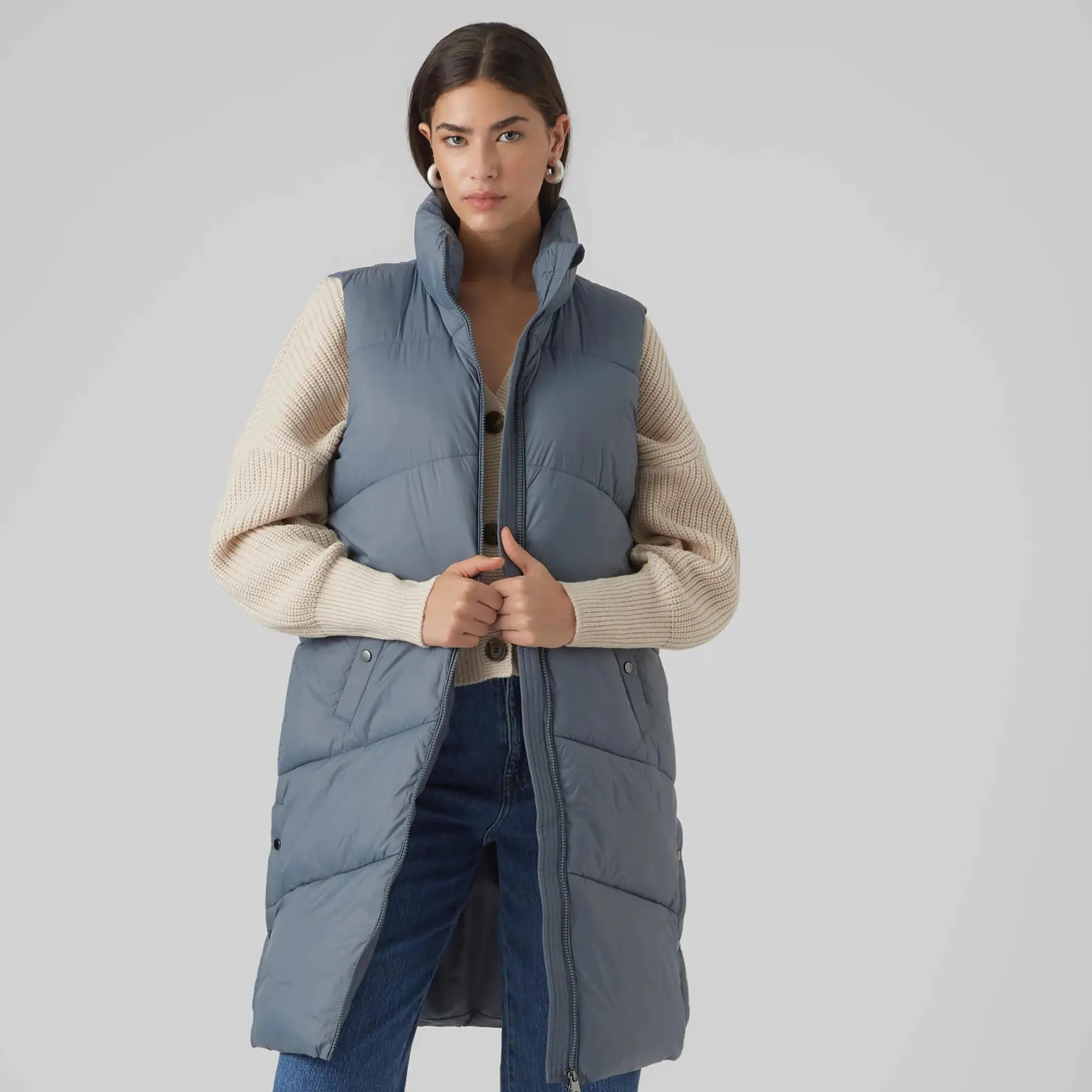 Damen Vero Moda VMUPPSALA 3-4 WAISTCO Longweste