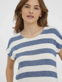 Damen Vero Moda VMWIDE STRIPE S/L TOP Shirt