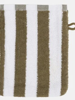 Dream House Waschhandschuh gestreift, 16x21cm