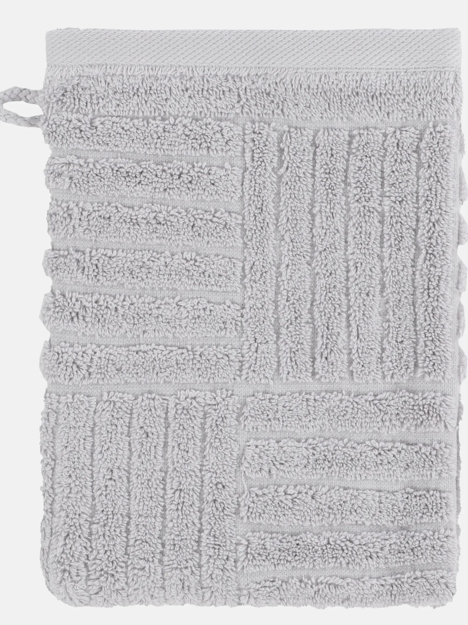 Ross Waschhandschuh mit Carremuster 16x22cm