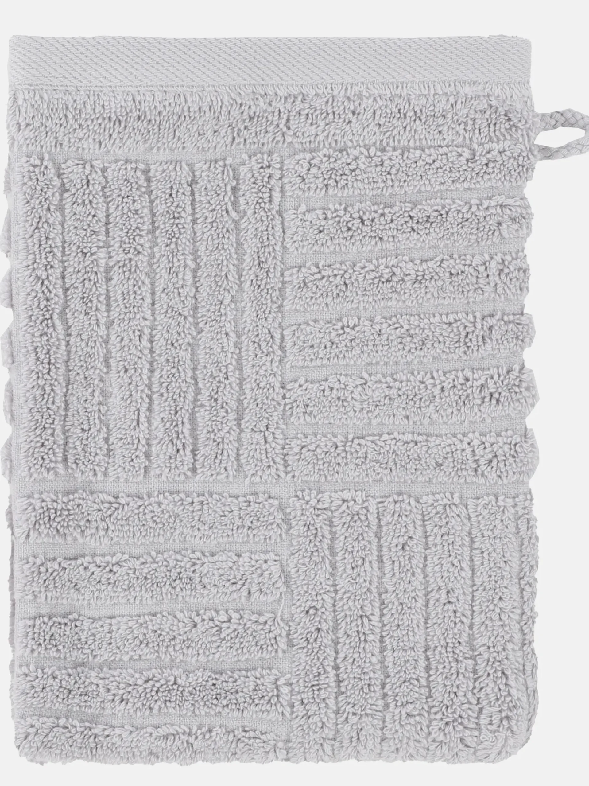 Ross Waschhandschuh mit Carremuster 16x22cm