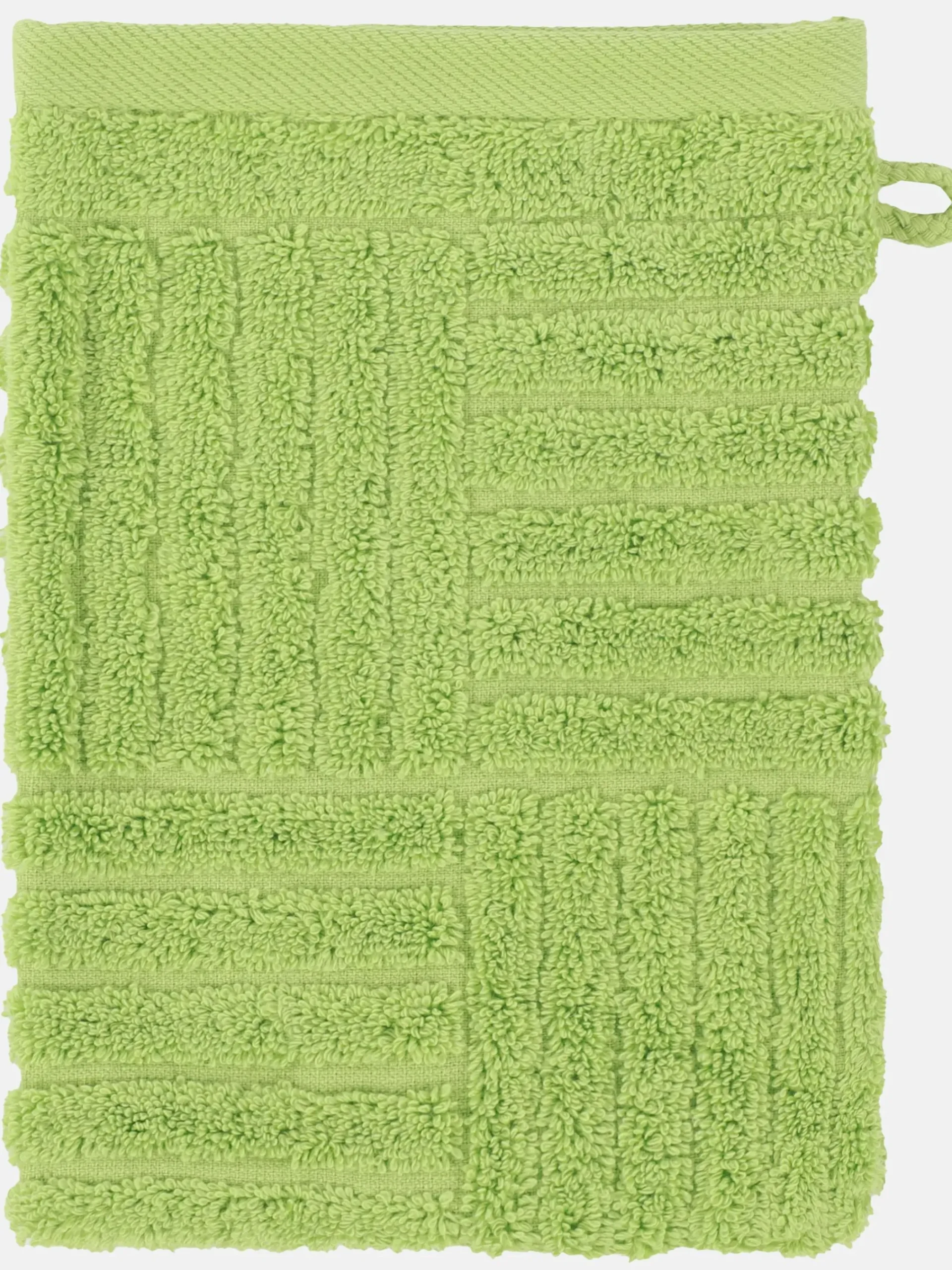 Ross Waschhandschuh mit Carremuster 16x22cm