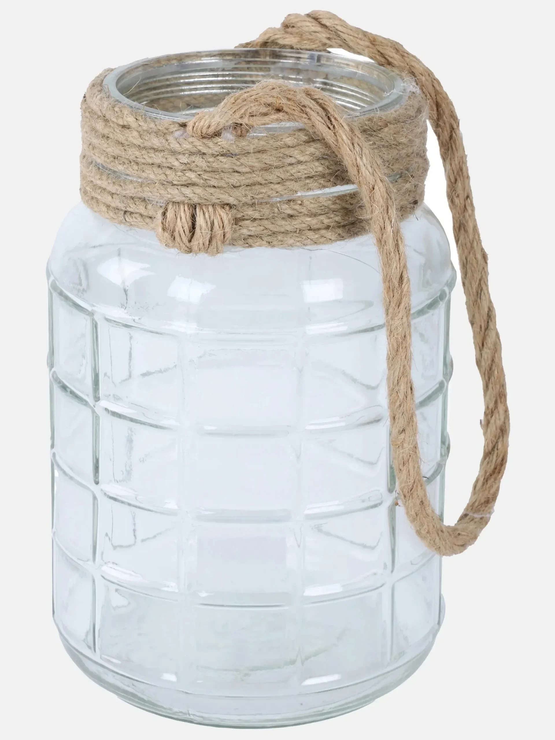 Deko Artikel Windlicht aus Glas, 23x15cm