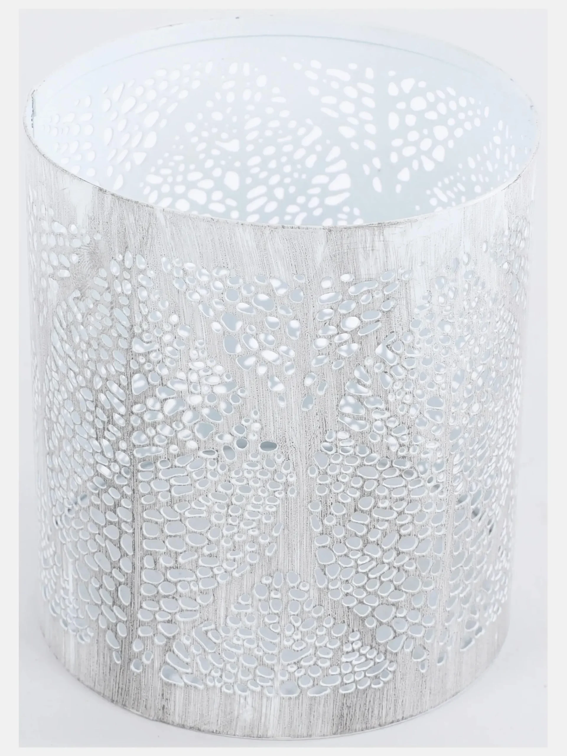 Deko Artikel Windlicht aus Metall, 10 cm hoch